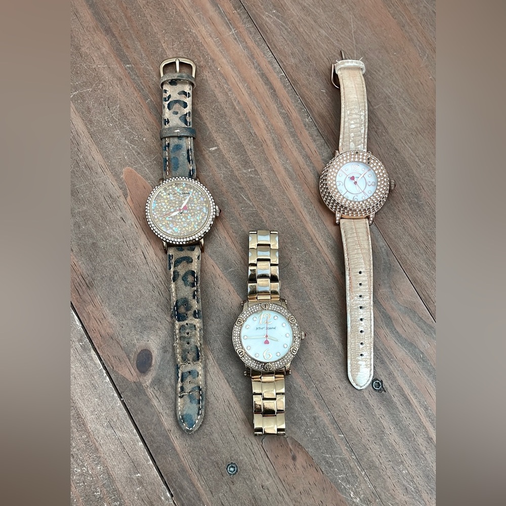 🔴 SOLD 🔴 Betsey Johnson Watch Bundle